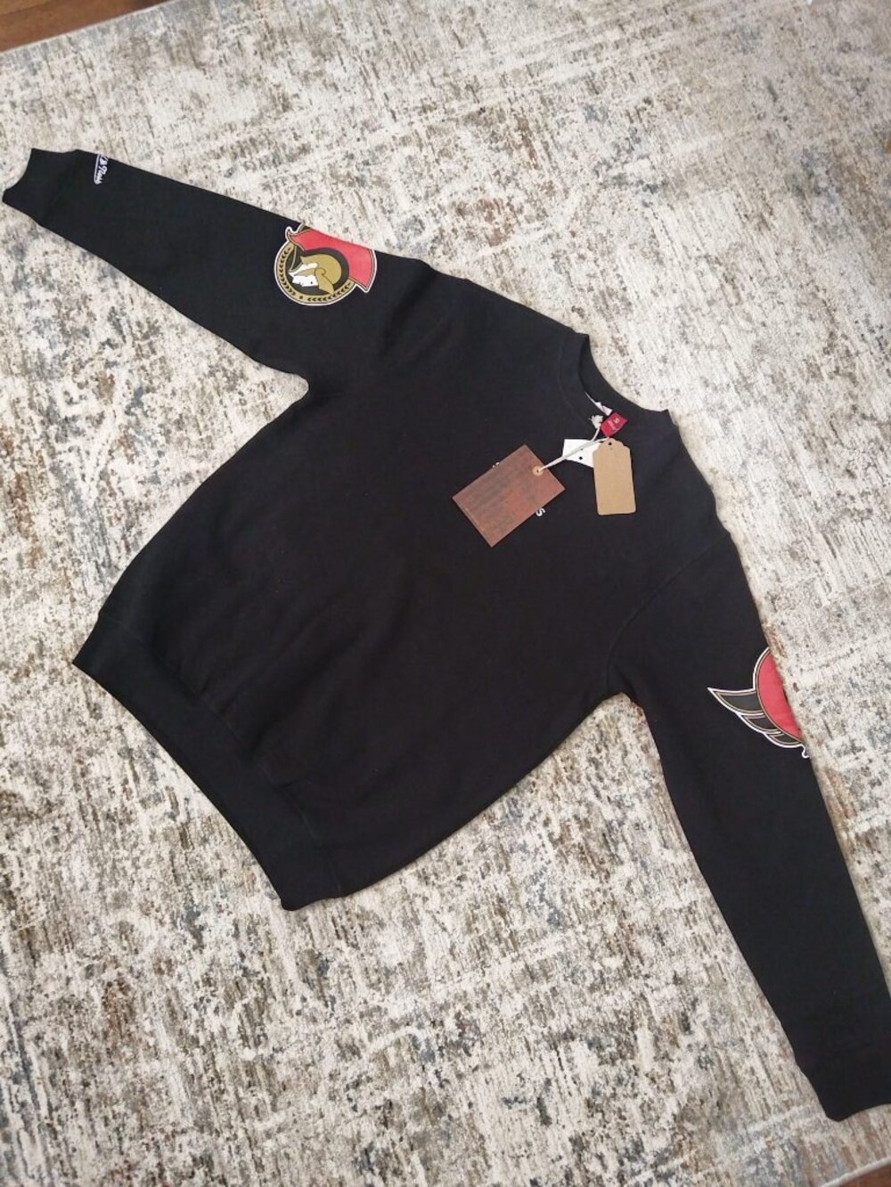 Mitchell & Ness Ottawa Senators NHL Crewneck NWT S